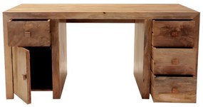 Písací stôl Hina 160x76x80 z mangového dreva Mango natural