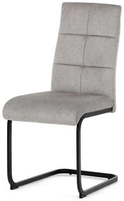 Jedálenská stolička Vintage DCL-D1275 SIL4,strieborná