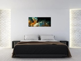 Obraz zlatej víly (120x50 cm)