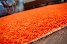 Kusový koberec SHAGGY Izebelie 5cm oranžový