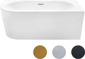 Besco Akrylátová voľne stojaca vaňa Avita A-Line Glam S CC/SP 150x75 (160x75, 170x75), s prepadom BESCO-Typ výpuste: Alcaplast Click-Clack so štrbino…