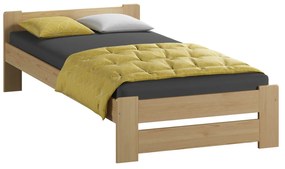 Vyvýšená masívna posteľ Euro 90x200 cm vrátane roštu Borovica