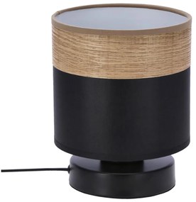 Stolná lampa PORTO 1xE27/60W/230V čierna/hnedá