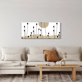 Obraz - Grafická lúka N⁰2 (120x50 cm)