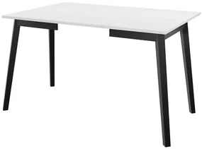 Jedálensky set so 4 stoličkami Renkiz S 85/85, Farby:: biela / čierna, Dostupné poťahy: Amor Velvet 4322