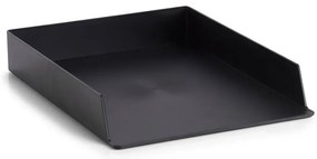 Plastový organizér na dokumenty, stohovateľný, UNTENSIL, čierny
