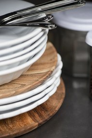 Ib Laursen Hlboký tanier Mynte Pure White 21 cm