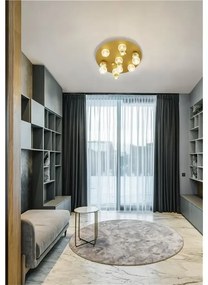 Stropné svietidlo LED so stmievaním Brille 66 zlaté