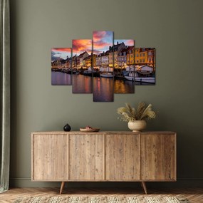 Obraz - Nyhavn, Kodaň (150x105 cm)