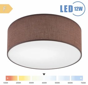 Brilagi - LED Stropné svietidlo SIRIJA LED/12W/230V pr. 35 cm hnedá