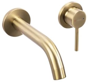 REA-B5334 - Umývadlová batéria pre podomietkovú inštaláciu OWEN brúsené zlato