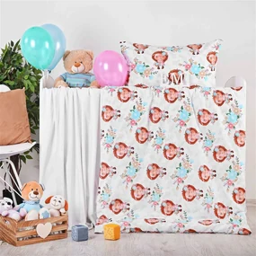 Obliečky detské bavlnené Mončiči EMI: Detský set 90x130 + 45x65