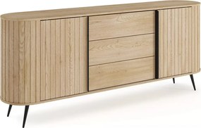 Komoda Luvio 196 cm so zásuvkami - dub cremona