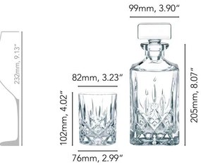 Nachtmann whisky set Noblesse (1+2)