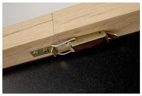 Jedálenský stôl Aseado, dub artisan / čierna