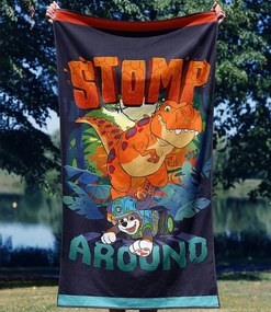 Bavlnená plážová osuška Labková patrola - Paw Patrol – motív Stomp Around - 100% bavlna - 70x140 cm