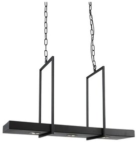 Čierne stropné svietidlo Markslöjd Tray