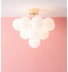 Markslöjd 107912 - Prisadený luster MERLOT 13xG9/20W/230V priemer 56 cm biela/zlatá