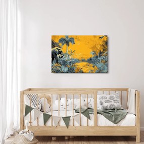 Obraz - Slon v prírode (90x60 cm)