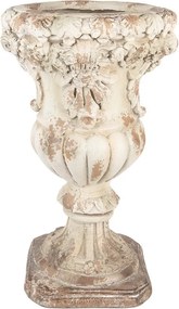 Béžový antik kvetináč v barokovom štýle Baroque - Ø 35*56 cm