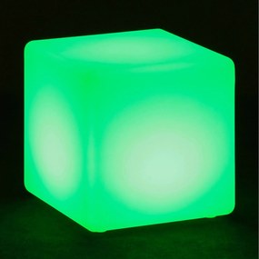 LED svietiaci taburet, 40 x 40 x 40 cm