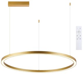 Brilagi - stmievateľný LED luster na lanku PORTOFINO LED/60W/230V, priemer 80 cm, zlatý +DO