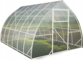 Skleník z polykarbonátu Kvapka 3,1x8 m profily 20x20 polykarbonát 4 mm Dp