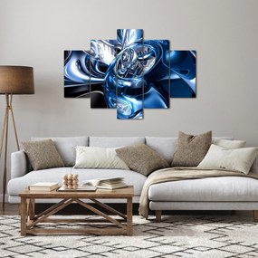 Obraz abstrakcie - kruhy (150x105 cm)