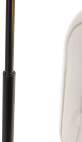 Inteligentná stolná lampa čierna so zlatom a dymovým sklom vrátane Wifi A60 - Zuzanna