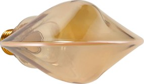 ECOLIGHT Dekoratívna LED žiarovka E27 4W 200lm G130 Amber Retro - rada ZERO