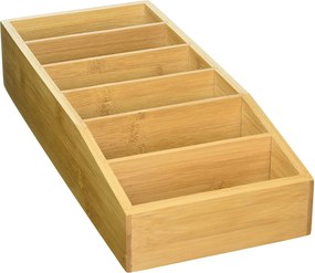 Kesper Bambusový organizér na koření v sáčcích, polévky, pudinky MARIE, 15x10x35