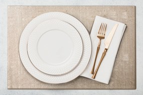 OBRUS COLETTE 85X85 CM VZOROVANÁ