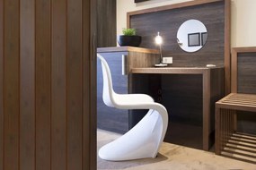 Skladacie dvere 001P hnedé matné G 100 cm