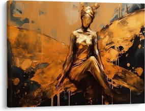 Obraz - Abstrakcia víly (70x50 cm)