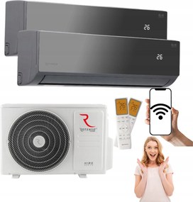 Nástenná klimatizácia Multisplit Rotenso Elis X Wifi 2x2,6 kW Výkonná Do Domácnosti
