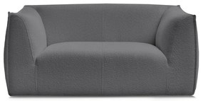 Tmavosivá pohovka z textílie buklé 170 cm Giorgia – Bobochic Paris