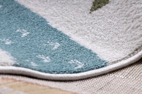 Koberec FUN Polar pre deti, ulice, les, krém