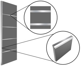 Šatníková skriňa SERENITY 158 cm biely mat MBP SERENITY SZP7/0/W/W/0/HIAL