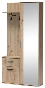 Predsieň Luxor (dub artisan). Akcia -22%. Vlastná spoľahlivá doprava až k Vám domov. 1055378