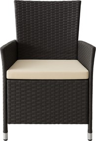 Sedacia súprava Fireda - tmavohnedá