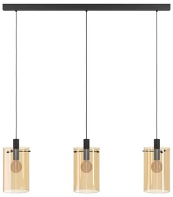 Eglo 39539 - Luster na lanku POLVERARA 3xE27/40W/230V
