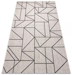 styldomova Sivý šnúrkový koberec sizal floorlux 20605