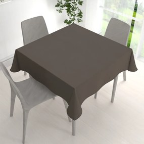 Biante Veľký dekoračný štvorcový obrus BKU-113 Hnedosivý 240x240 cm