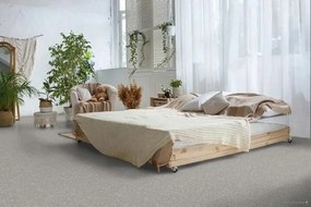 ITC, Koberec metráž Merit new 6721, na mieru, šíře 4m, šedá, ab (mriežka), chodba / predsieň