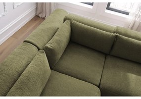 Zelená rohová pohovka (variabilná) Jeanne - Bobochic Paris