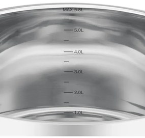 Resto - Hrniec s pokrievkou ANSER 5,8 l 24 cm