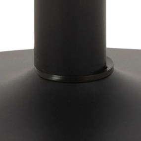 Jedálenský okrúhly stôl GILERMO 110 cm - čierny