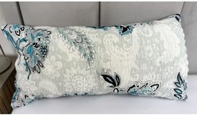 INTERMEDIC SK Vankúšik 40x23 cm – Krep Modrý Ornament, 100 % bavlna, slovenský výrobok