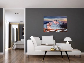 Obraz - Zimná horská panoráma II. (90x60 cm)