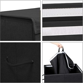 Kôš na bielizeň Ina Black 142 l